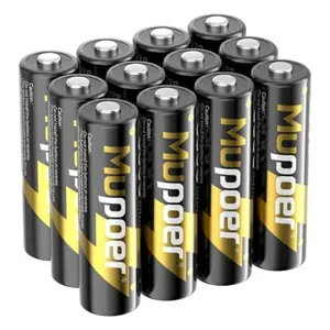 Mupoer Rechargeable AA Batteries 8/16 Count 1.5V 3600mWh Lithium High Power Output 1600 Cycle Life Smart IC Protection for Xbox Controllers & Digital Cameras