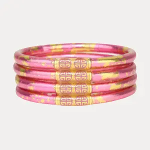 KOI Rose All Weather Bangles® (AWB®) - Set of 4 KOI Rose All Weather Bangles® (AWB®) - Set of 4