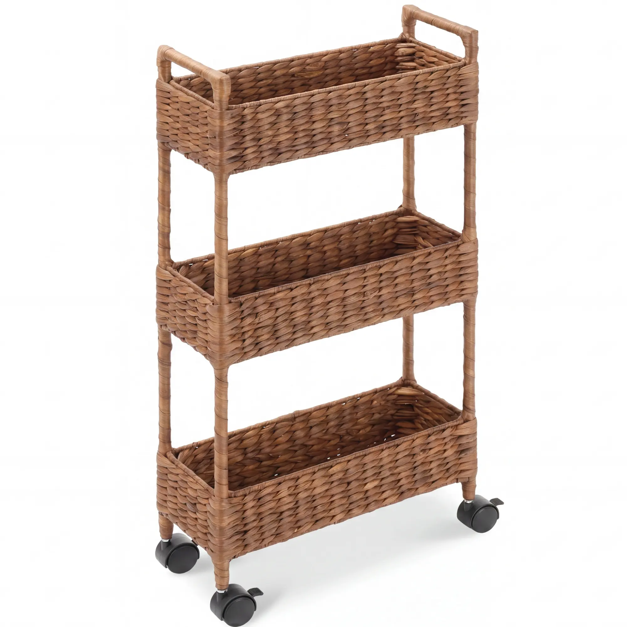 Best Choice Products 3-Tier Slim Rolling Nursery Caddy w/Wheels, Utility Cart for Storage Organization