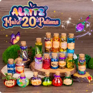 Alritz Wizard Dress UpToys Fairy Potions Kit,DIY Magic Mix Set for Kids 20 Bottles Parent-Child Party Toys Birthday & Holiday Gifts Age 6+