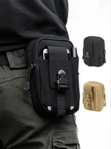 Men's Multifunctional Molle Pouch, Casual Nylon Waist Bag, Waist Slip Pocket, Outdoor Sports Bag for Men, Casual Trendy Versatile High-quality Daily Commuting Bag