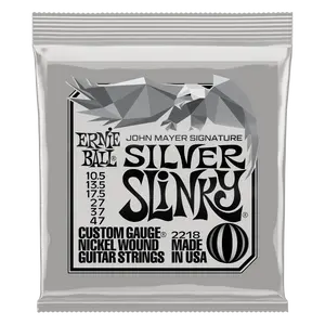 Ernie Ball x John Mayer Silver Slinky Signature Electric Guitar Strings