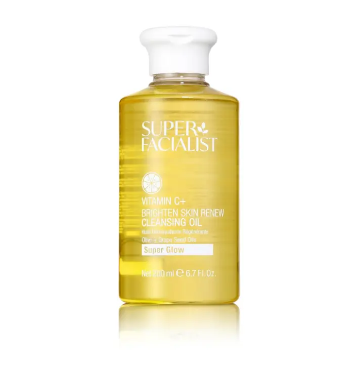 Super Facialist Cleansing Oil - Face Wash and Makeup Remover - 6.8 oz | Vitamin C, Waterproof Makeup Remover, Gentle for All Skin Types
