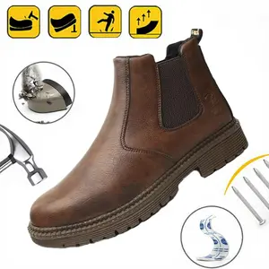 Composite Toe Boots Water Proof Anti Puncture Air Cooled