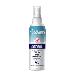 TropiClean OxyMed Medicated Anti-itch Spray for Dogs & Cats