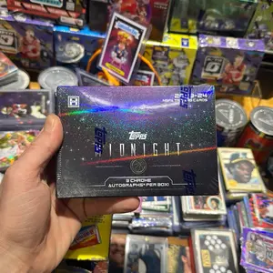 Topps 2024 Midnight Basketball Hobby Box - 7 Cards Per Box with Autos & Numbered Cards - Collectible Trading Cards