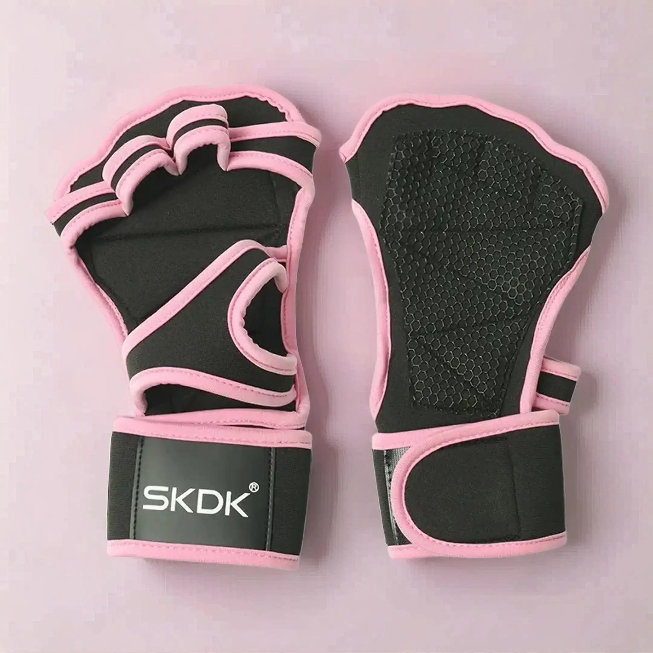 Weight Lifting Gloves, 1 Pair Diving Cloth Sports Fitness Gloves, Palm Protector Gloves, Wrist Protector Gloves, Non-slip Hand Gloves, Fitness Accesso