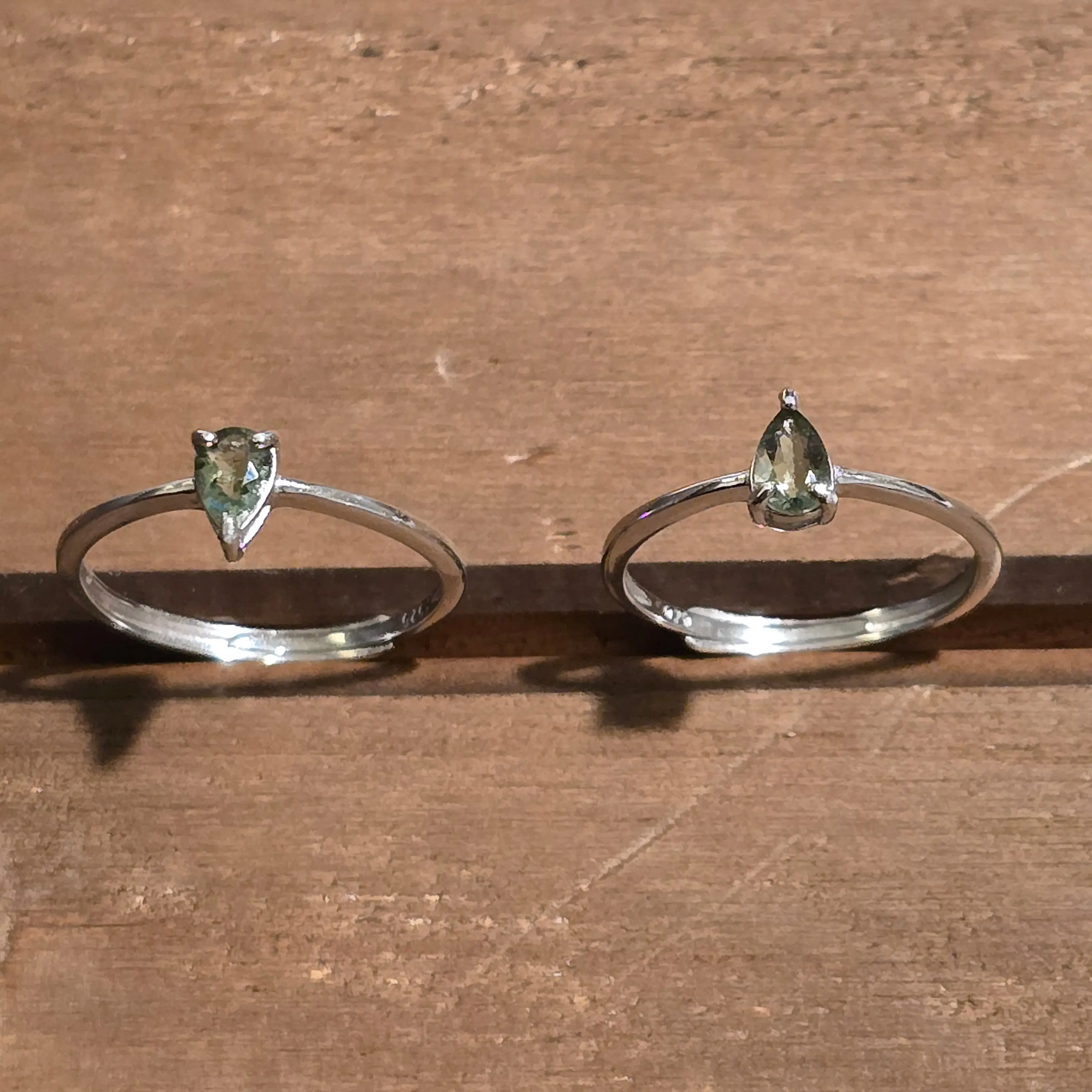 Moldavite Rings Moldavite Rings