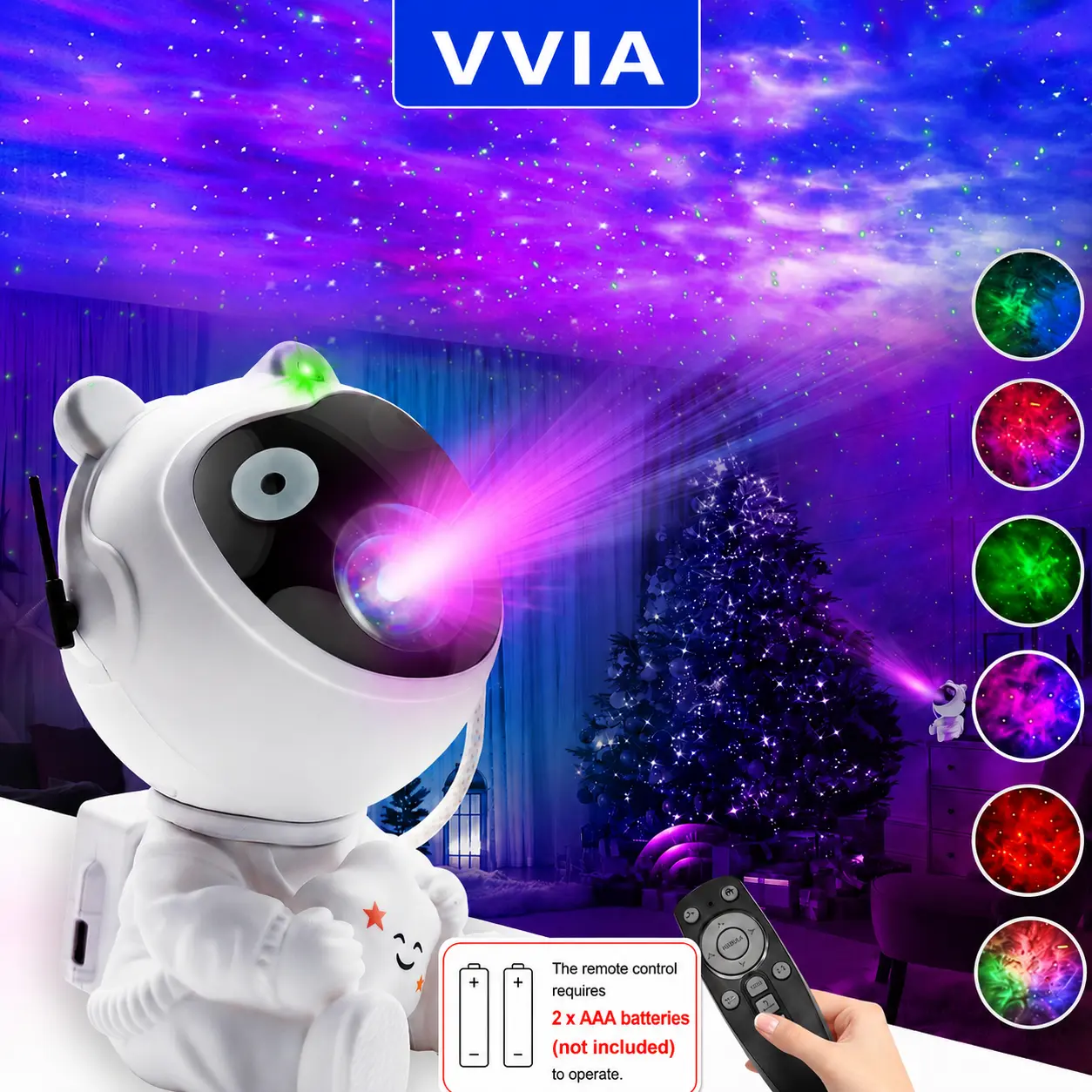 Astronaut Star Projector Night Lamp, USB Powered Starry Sky Projector, With Remote Timer And Adjustable Design, Create A Magical Nebula Night Light, Perfect Gift For Children, Adults, And Baby Bedrooms