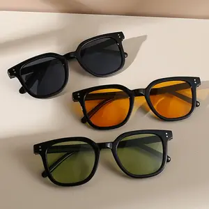 3 Pairs Men Round Decorative Glasses Plastic Frame Colored Lens Classic Style Daily Wear Party Outfit Eyewear Accessory Lightweight Versatile Design