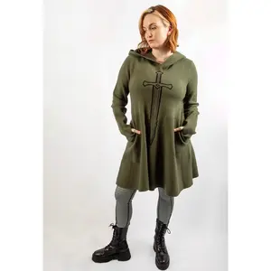 Shear Panic Hooded Hero Tunic - Comfort Soft, Sensory-Friendly, Deep Pockets, Oversized Hood