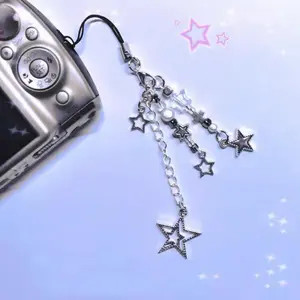 Star Design Chain Phone Lanyard, Decoration Creative Design Decorative Hanging Pendent, Portable Cell Phone Strap for Women & Girls, Phone Charm, Phone Accessories