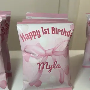Custom Chip Bags Party Favors Perfect for Birthday Parties, Baby Showers, School Events and more