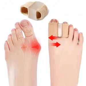 Bunion Corrector Toe Separators for Big Toe Comfort | Soft Silicone Toe Spacers Help Relieve Pressure from Bunions & Overlapping Toes – Daily Wear & Sports for Women Men Seniors, Youth