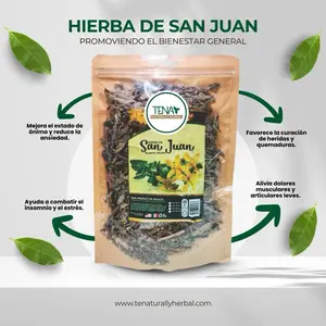 St. John’s Wort Herb Premium 4 oz Herbal Tea Bag – Supports Emotional Well-Being & Promotes Relaxation – Naturally Caffeine-Free Beverage