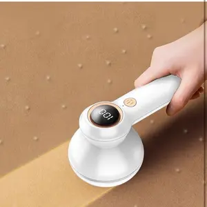 Fabric Shaver Lint Remover For Everyday Use With 3 Speeds 6 Blades Type C Rechargeable Device