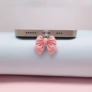 Cute Ghost Design Phone Dust Plug, Anti-dust Phone Charging Port Plug, Mobile Phone Decoration Accessories for Women & Girls, Phone Charms