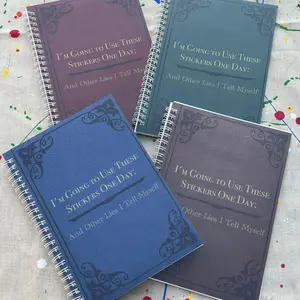 DEFECTIVE Reusable Sticker Book Collection Composition I’m Going to Use these Stickers & More Repositionable Stickerbook Sale Clearance B C Grade