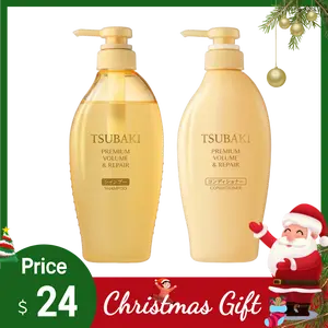 TSUBAKI Golden Camellia 0 Second Salon-Level Moisturizing Refreshing Repair Shampoo&Conditioner 15.22 fl oz*2 Hair Products Cleanser Haircare Comfort  Cleansing Moisturizer Hydrate Moisture Hydrating，christmas gift