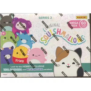 2025 Panini Squishmallows Series 2 Hobby Mega Box (Teal Pandora / Blue Mosiac)