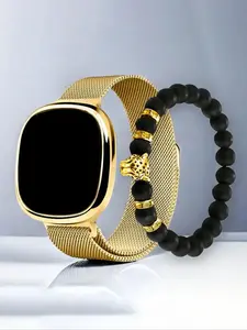 Men's Fashionable Stylish Watch, Quartz Watches, Modern Fashionable Wristwatch, LED Electronic, Analog-Digital Display, Plastic Case, Casual Style, Perfect Gift for Birthdays & Christmas