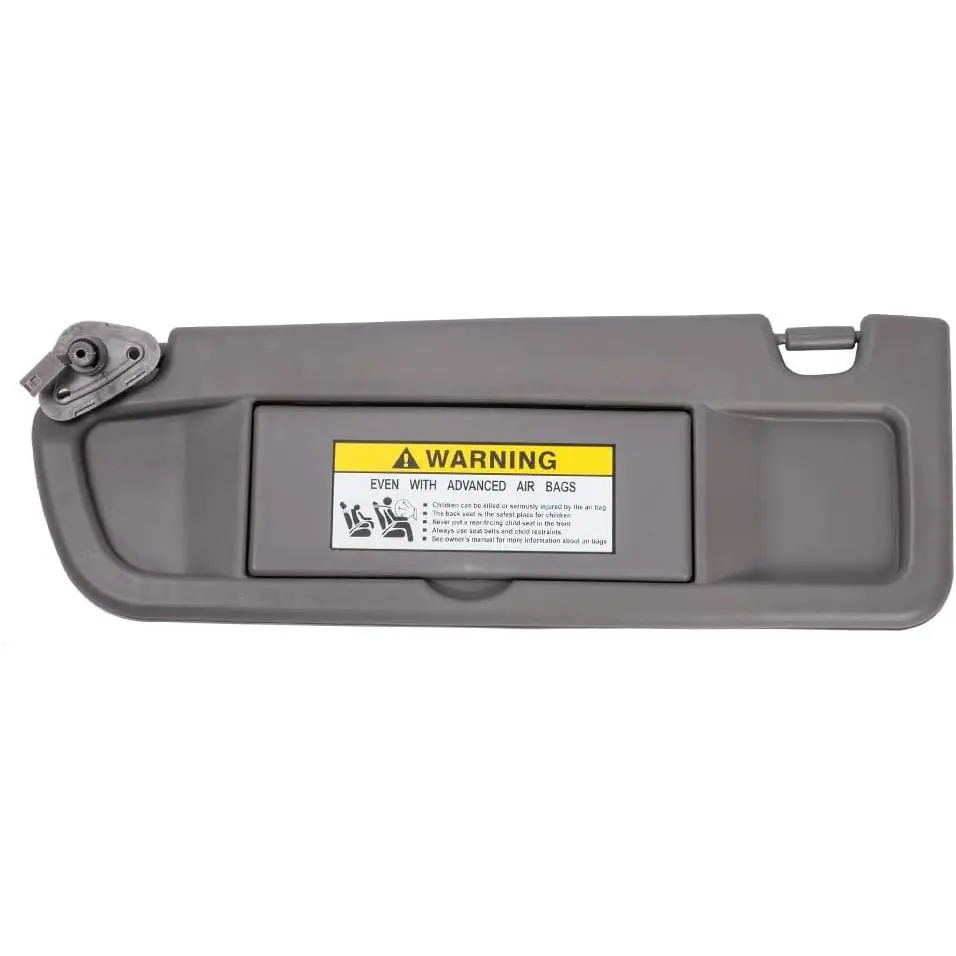 Left Driver Side Sun Visor Sunvisor Compatible with 2006 2007 2008 2009 2010 2011 06 07 08 09 10 11 Civic Replaces# 83280-SNA-A01ZA 83280-SNA-A01Z, Dark Gray