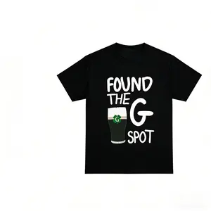 Irish Pride Guinness Tee| "Found The G Spot" Shamrock Beer Cotton Shirt| St Paddy's Day Gift