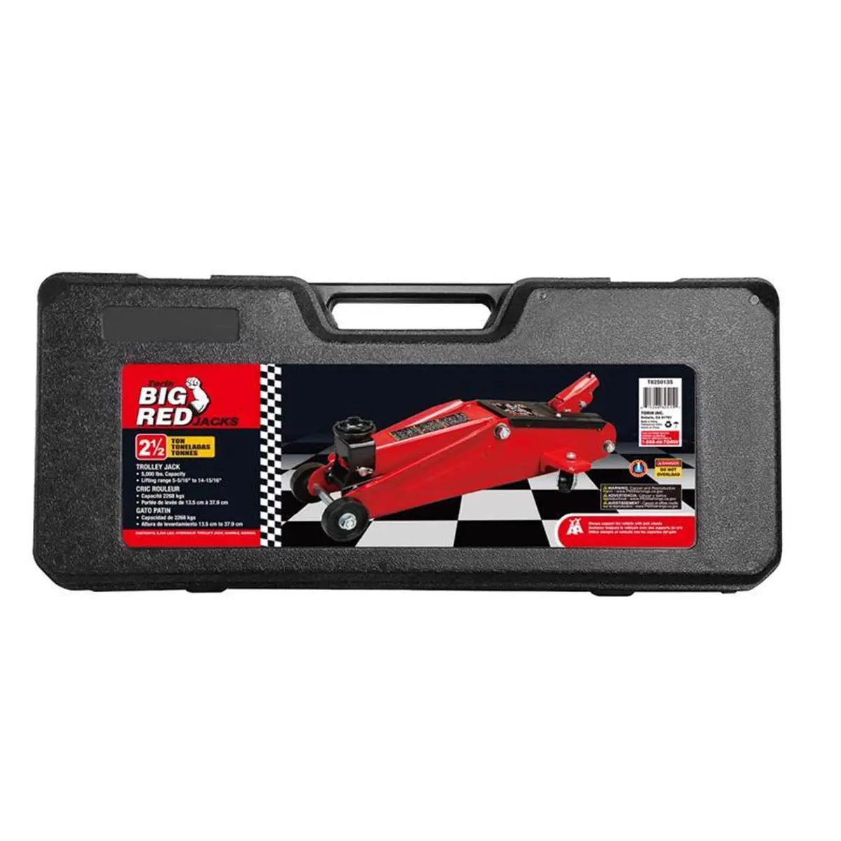 Big Red 14.93 in. 5000 lbs Hydraulic Automotive Trolley Jack, Red