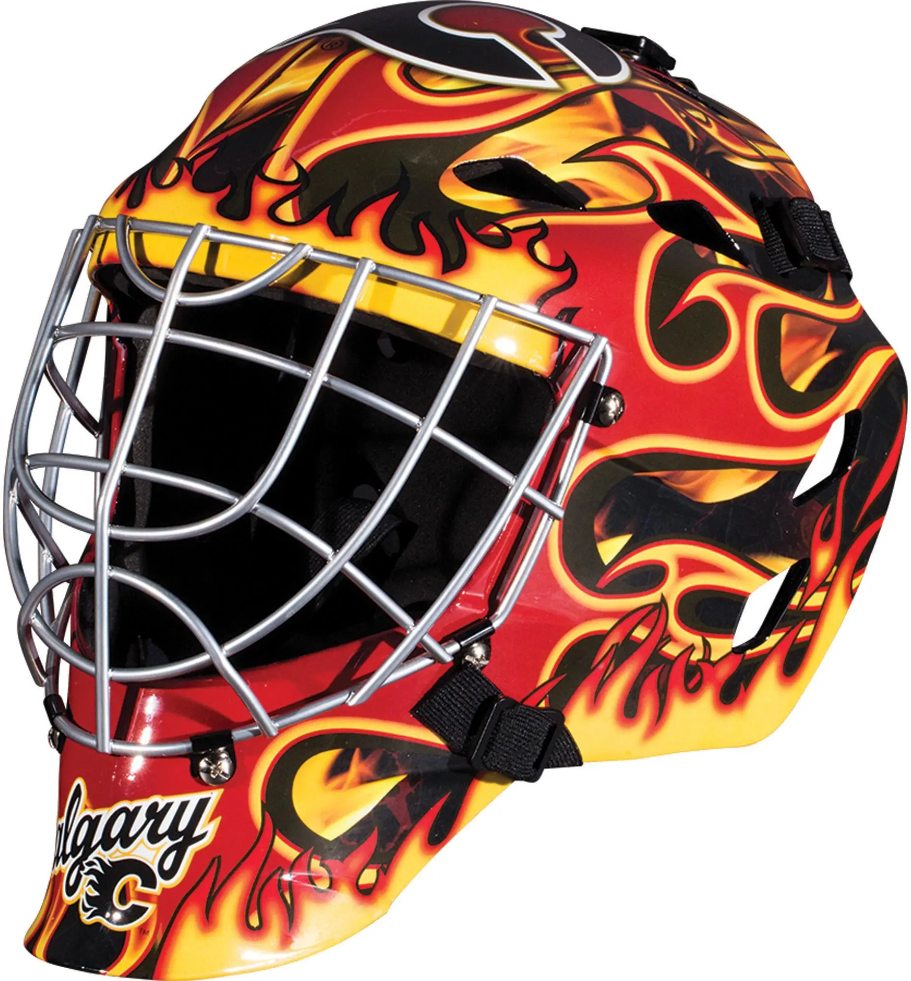 Calgary Flames Unsigned Franklin Sports Replica Goalie Mask