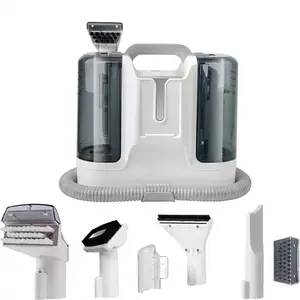 Portable Carpet & Upholstery Cleaner Machine with Powerful Suction, Deep Clean Spot & Stain Remover for Pets, Kids & Busy Families, Ideal for Sofa, Couch & Car Interior, Lightweight Home Cleaning Solution, Perfect Housewarming or Holiday Gift