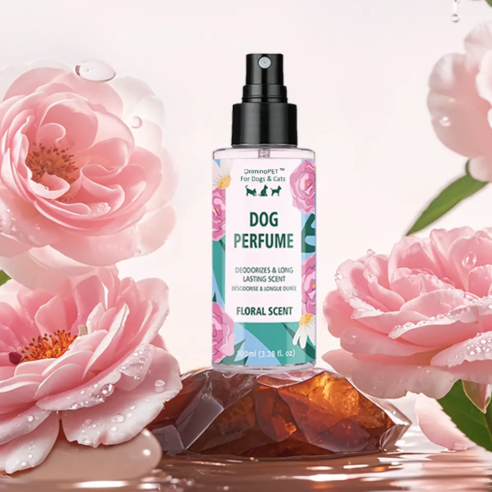 ORIMINOPET Dog Deodorizing Perfume Spray, 3.38 oz Pet Grooming Cleaning Spray for Dogs
