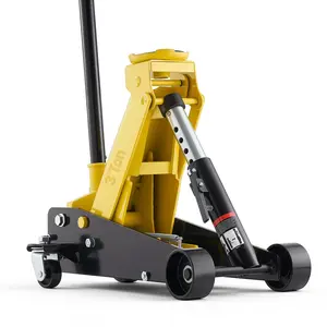 VEVOR Low Profile Floor Jack, Summervibes, 3 Ton (6614 lbs) Capacity, Steel Racing Floor Jack with Single Piston Quick Lift Pump, Hydraulic Trolley Car Lift for Sports Cars, SUVs, Pickups, Lifting Range 5.1"-19.7"