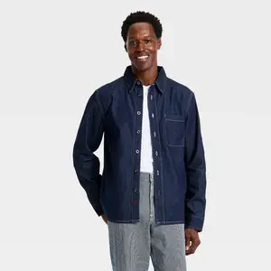 Men's Denim Overshirt - Goodfellow & Co