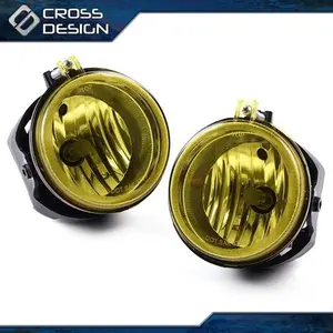 CROSSDESIGN Fit For Dodge Challenger Charger Nitro Avenger Caliber Fog Light Lamp with Bulbs