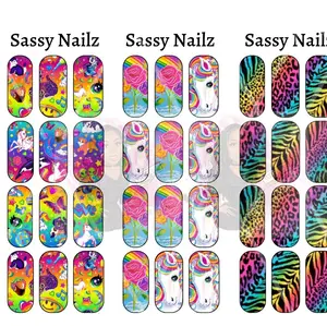 Nail Decals 90's Inspired