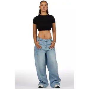 Letitia Med. Wash Extra Baggy Jean