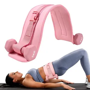 Unisex hip bridge weight-bearing strap, fitness yoga hip training strap, sports dumbbell support strap, hip thrust strap