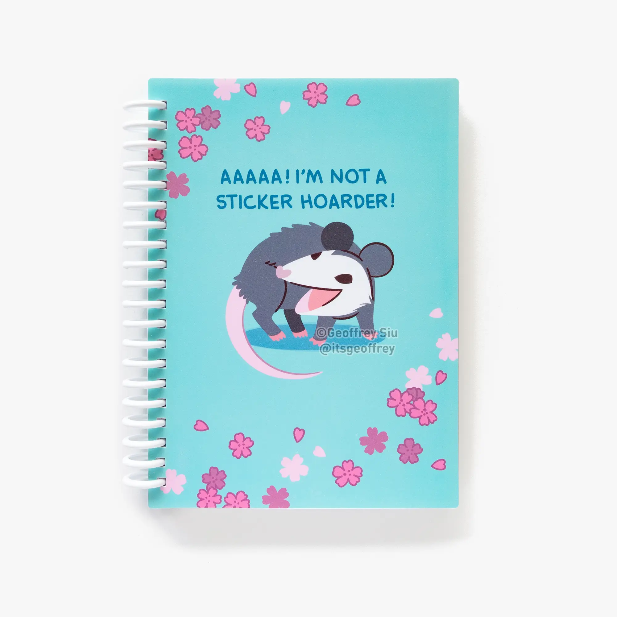 MD Cherry 'Possum Reusable Sticker Book (Openable Binding)