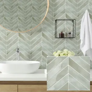 10-Pack Peel and Stick Backsplash, 11.4" X 9" Adhesive Tile for Kitchen, Bathroom, Wall Decor, Easy Installation, Durable Design