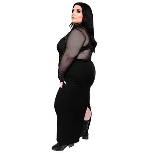 Blair Black Stretchy Maxi Skirt