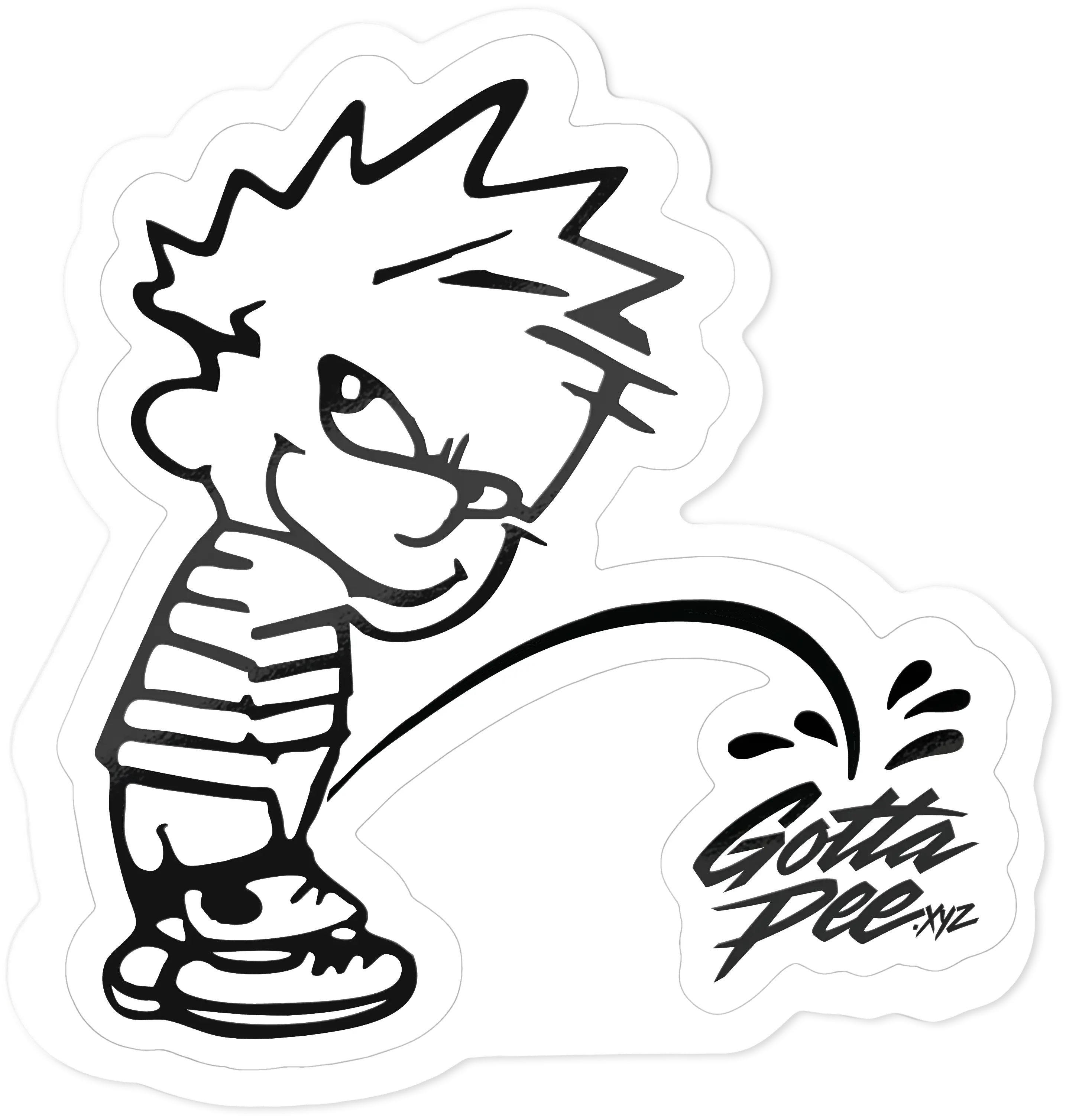 Calvin Sticker