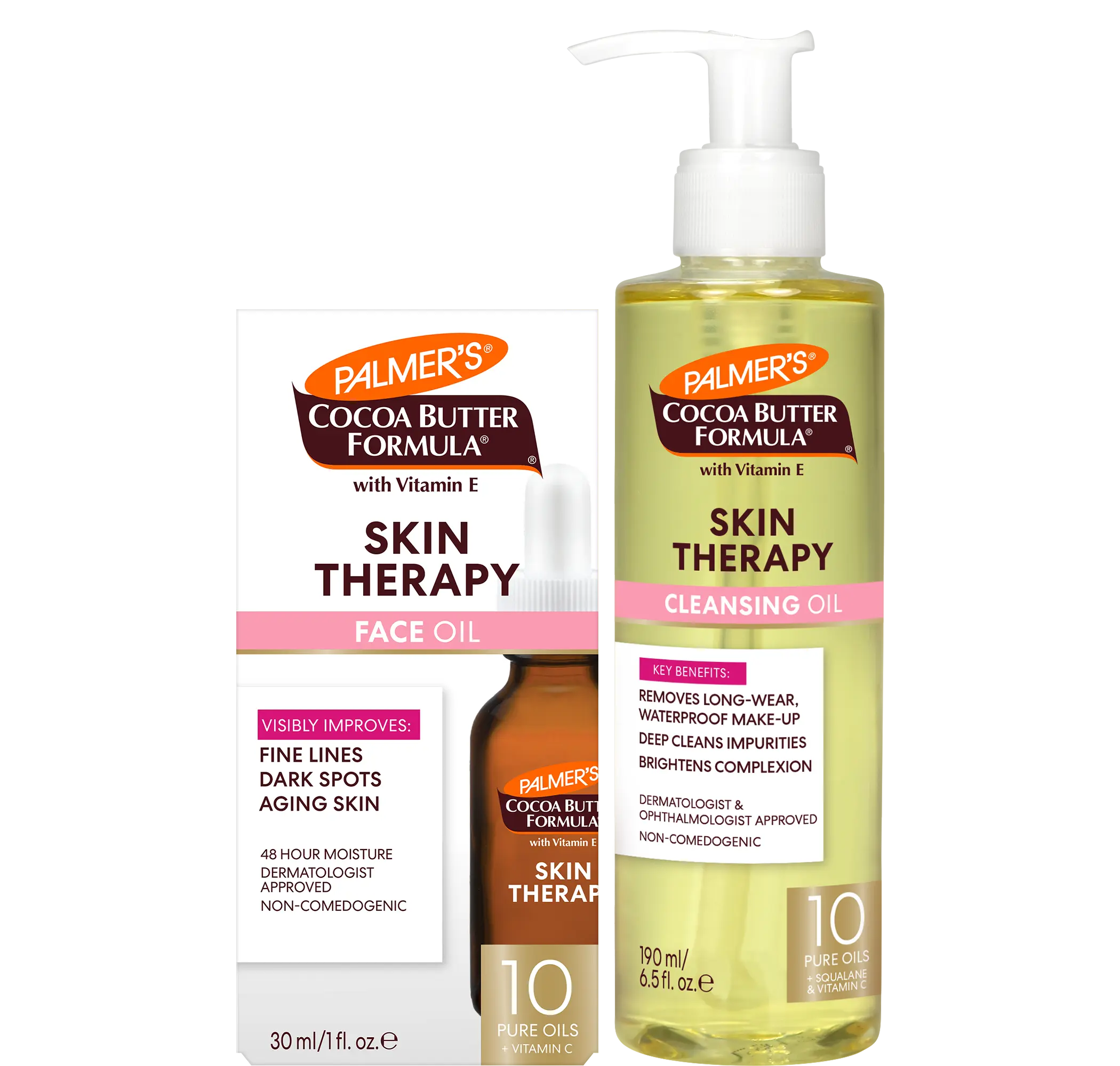 Palmer's Cocoa Butter Formula Skin Therapy Facial Skin Care Bundle Set Blend Cleansing Hypoallergenic
