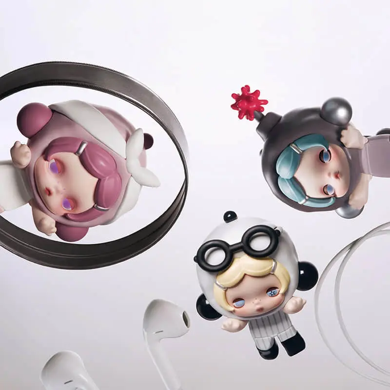 [NEW] POP MART POP BEANS & SKULLPANDA I'm Not Wanting Series Blind Box Figures