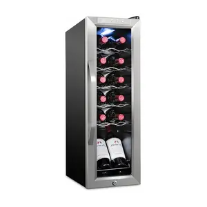 Ivation 12-Bottle Stainless Steel Wine Cooler