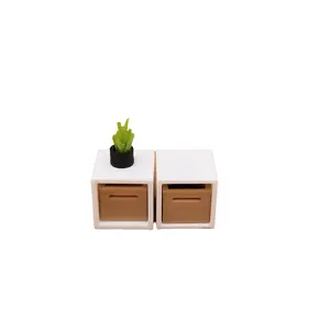1:24 Scale Rick Rack Cactus in Planter - 1/24 Modern Mini Doll House Furniture Miniature