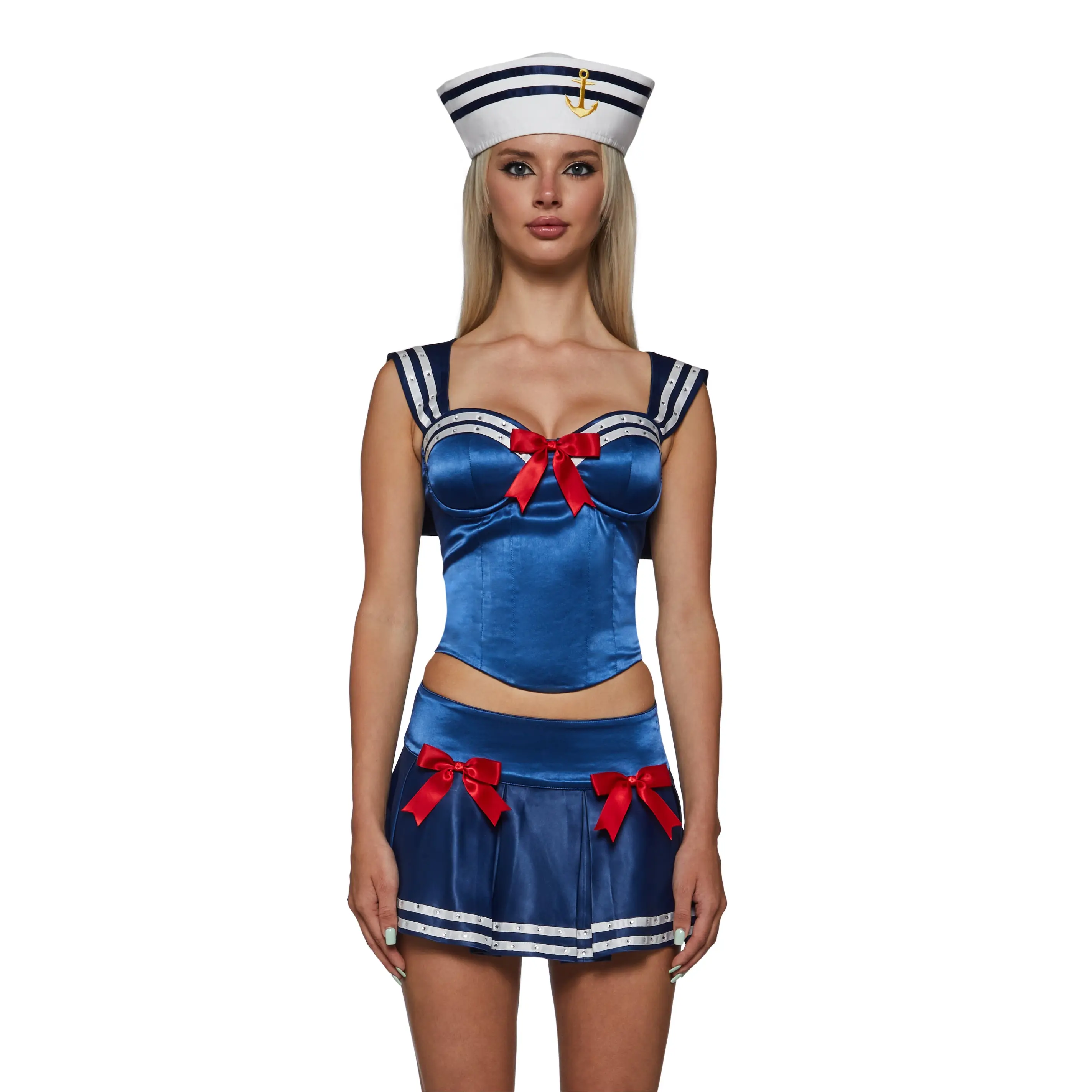 Sweet Sailor Top and Skirt Costume