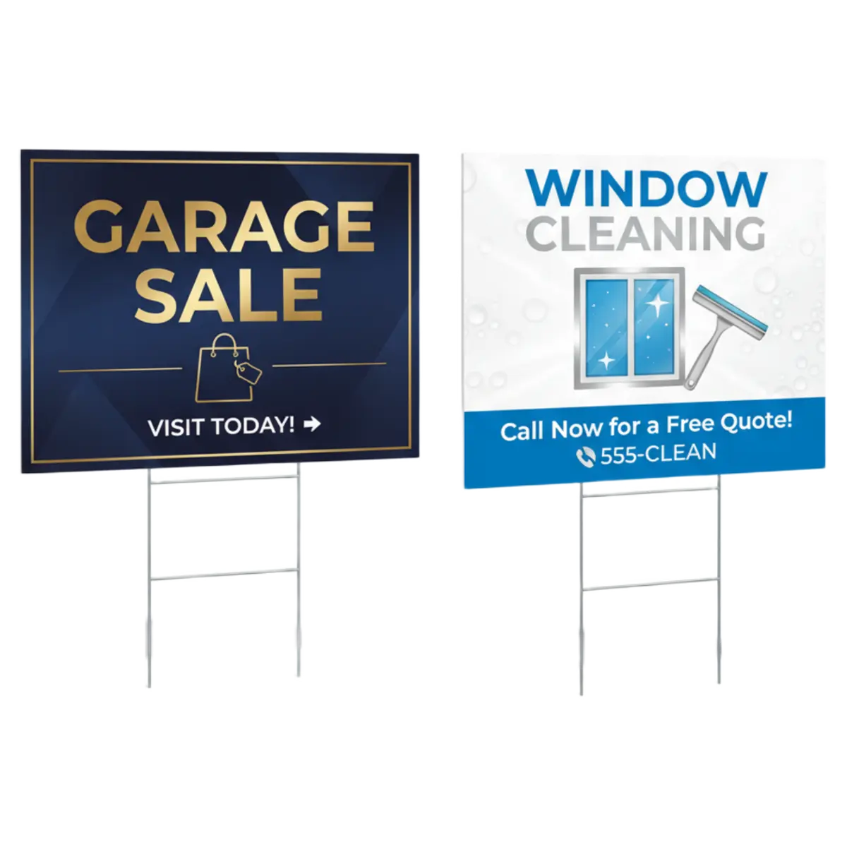 Waterproof Coroplast Signs Decor Versatile Durable for Outdoor Use in Various Sizes Ideal for Yard Parking Election Signs