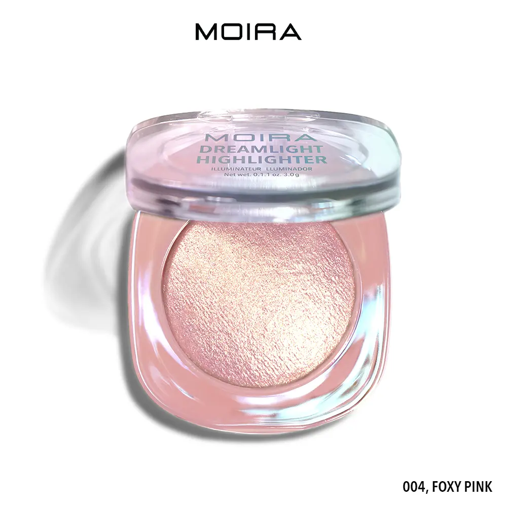 MOIRA | Dreamlight Highlighter (004, Foxy Pink) | Radiant Shimmer Glow Highlighter
