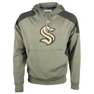 adidas Mens Seattle Kraken Hoodie Casual Outerwear Casual - Green