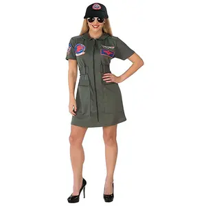 Women's Top Gun Dress Costume